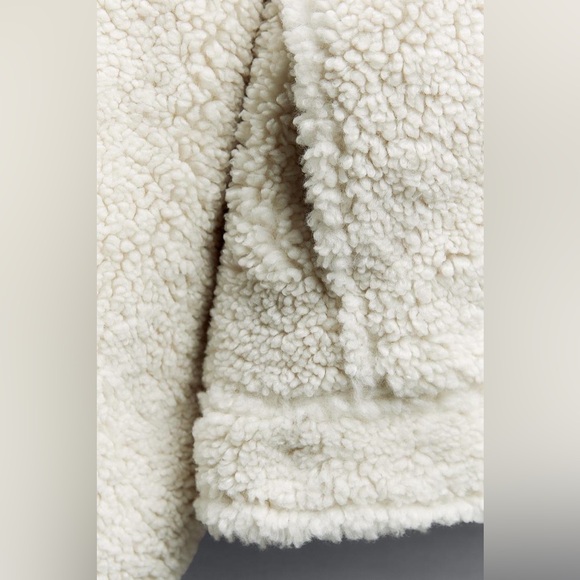 Zara Double-Faced Fleece Lined Jacket - Picture 9 of 10